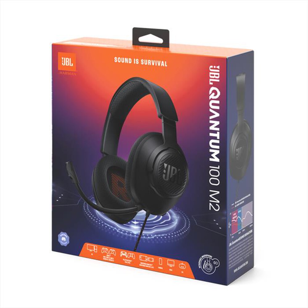 Immagine del prodotto JBL - Cuffie a padiglione chiuso QUANTUM 100M2-Nero