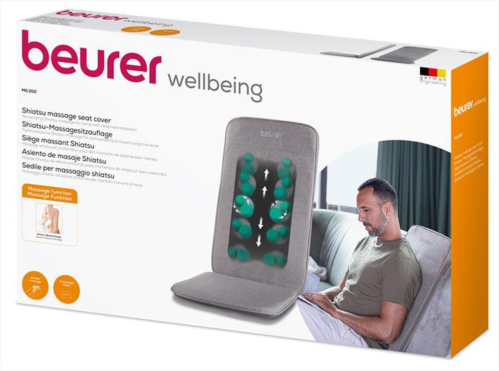 Immagine del prodotto BEURER - Coprisedile massaggiante MG 202-Grigio