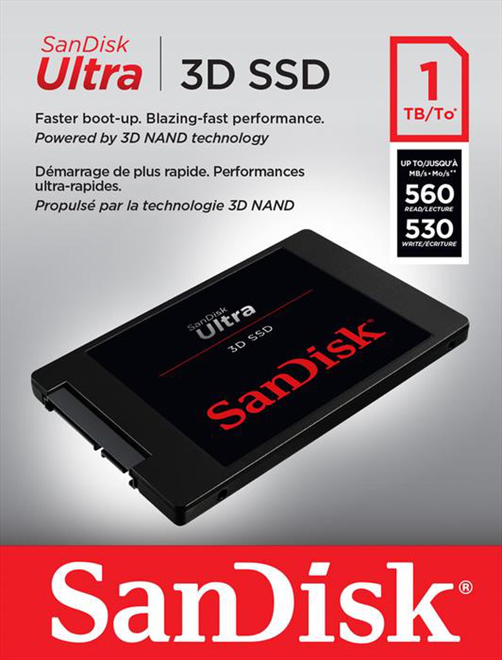 Immagine del prodotto SANDISK - SSD INTERNO ULTRA 3D 1TB