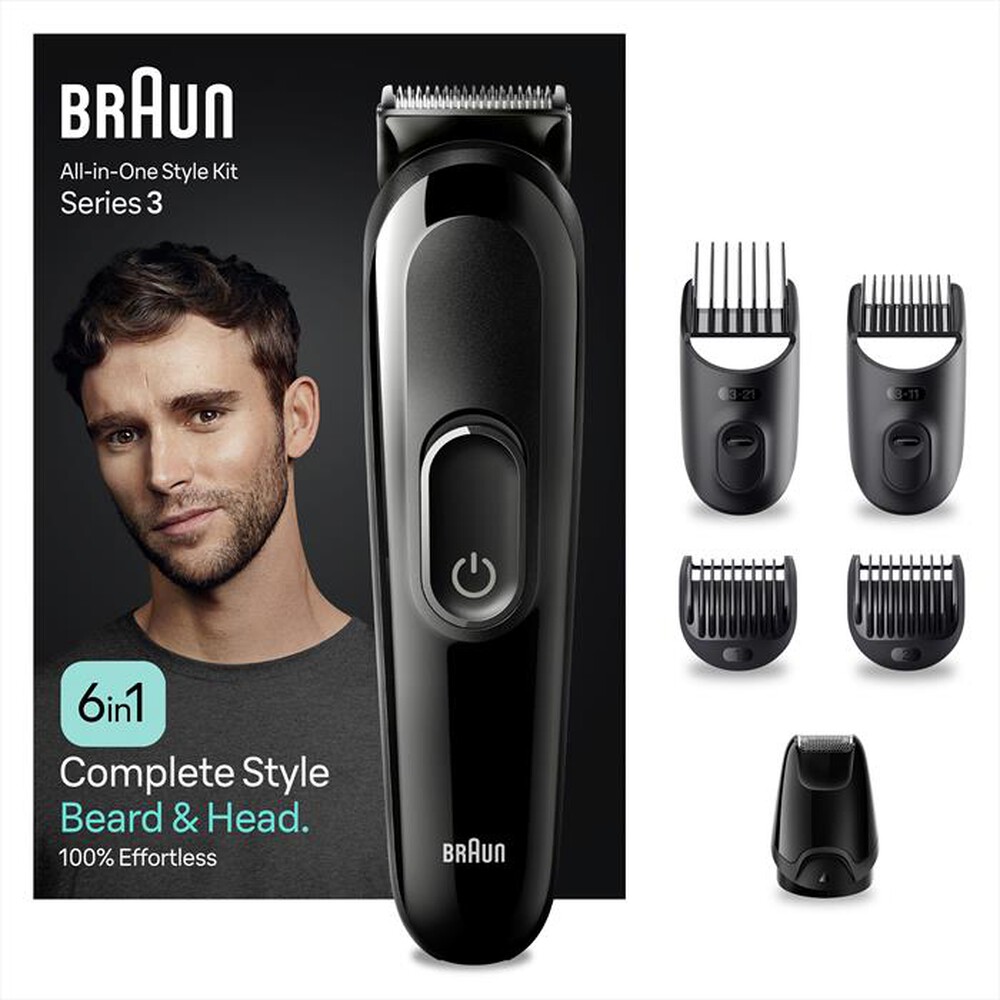 "BRAUN - Regolabarba MGK3410-NERO"