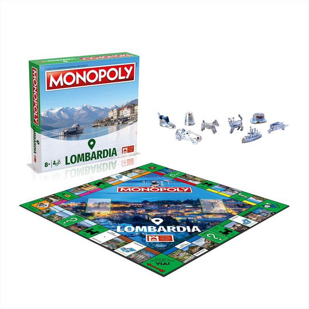 "WINNING MOVES - MONOPOLY - I BORGHI PIÙ BELLI DITALIA - LOMBARDIA"