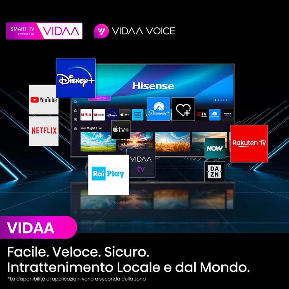 "HISENSE - Smart TV Q-LED UHD 4K 50\" 50A79NQ-NERO"