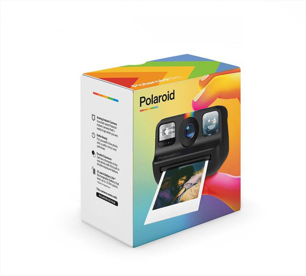 "POLAROID - Fotocamera analogica istantanea GO-Black"