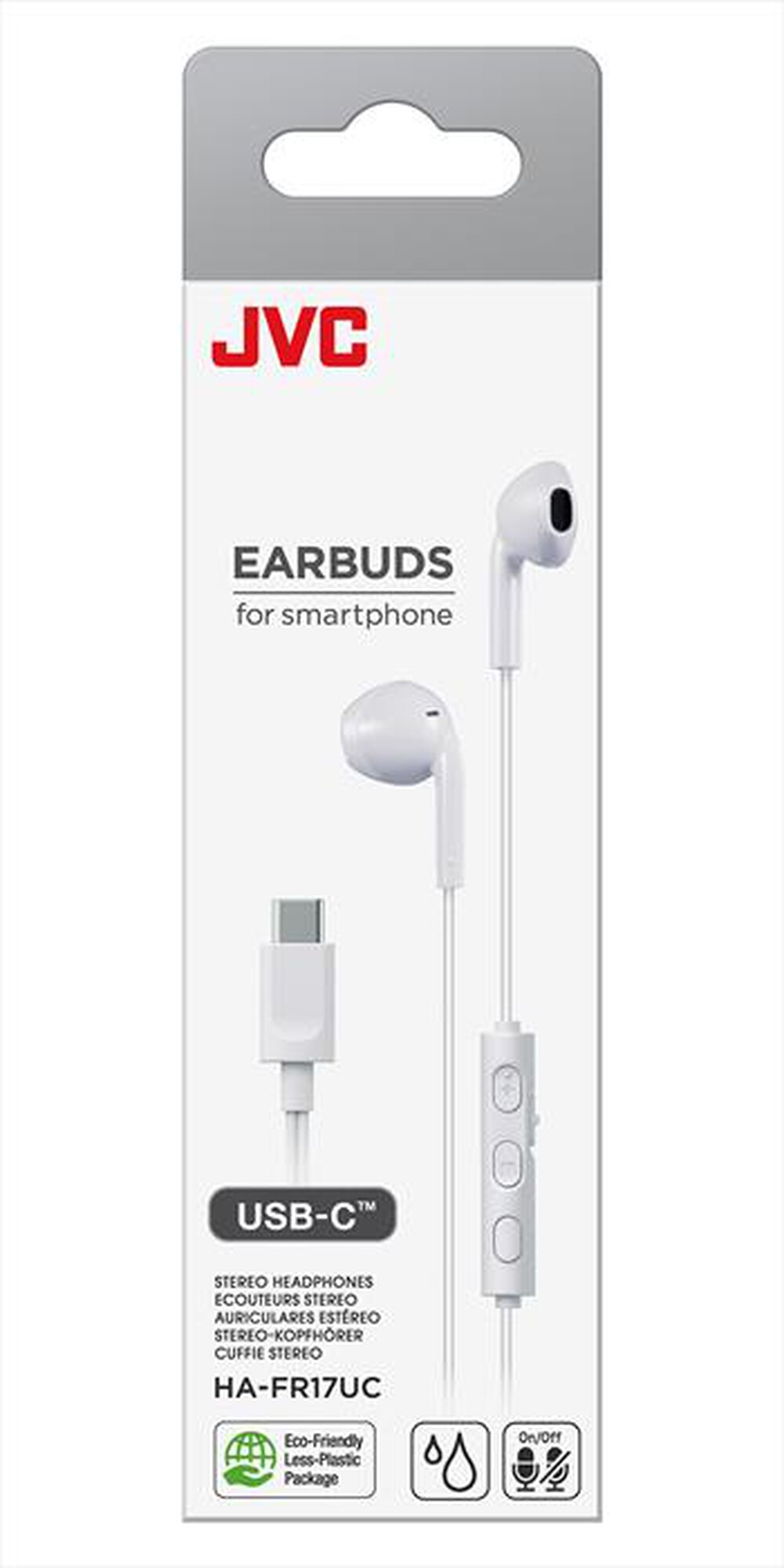 "JVC - Auricolari HA-FR17UC-BIANCO"