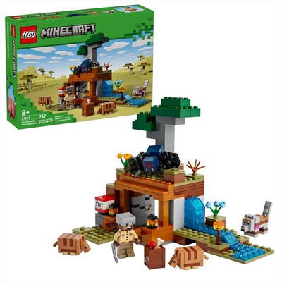 LEGO - MINECRAFT Spedizione miniera dell’armadillo-21269-Multicolore