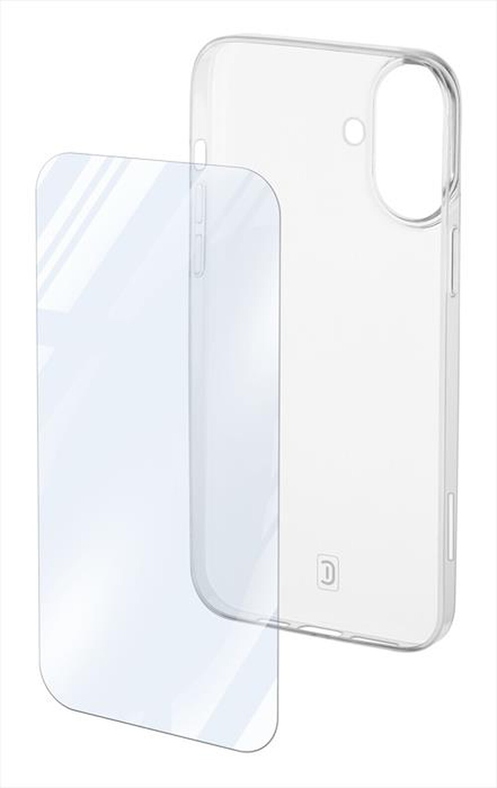 "CELLULARLINE - Cover case PROTECTION KIT per iPhone 16 Plus-Transparent"