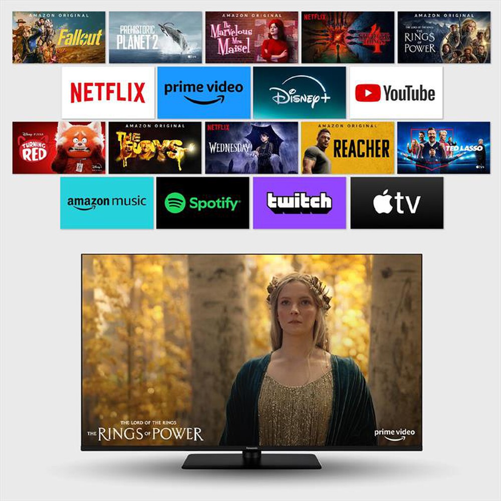 Immagine del prodotto PANASONIC - Smart TV QLED UHD 4K 43" TV-43W80AEZ-Nero