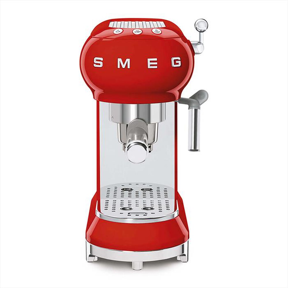 "SMEG - Macchina da Caffè Manuale 50's Style – ECF01RDEU-rosso"