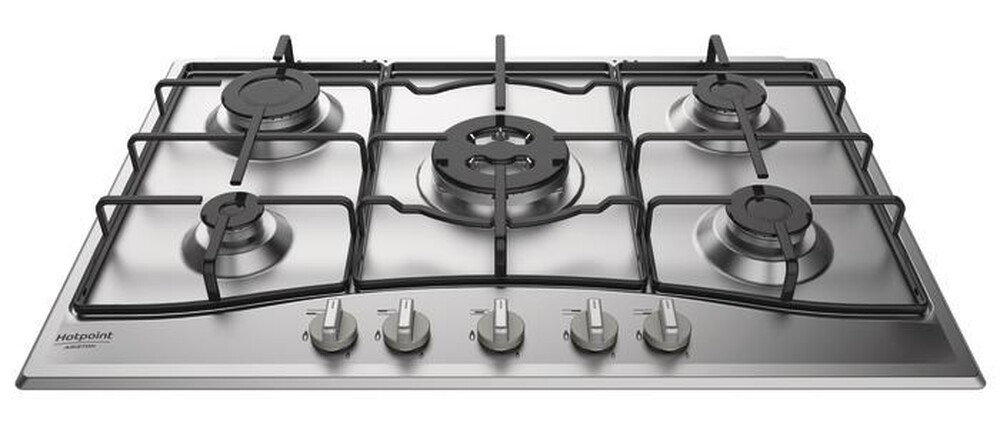 "HOTPOINT ARISTON - Piano cottura a gas PCN 752 T/IX/HAR 75cm-Inox"