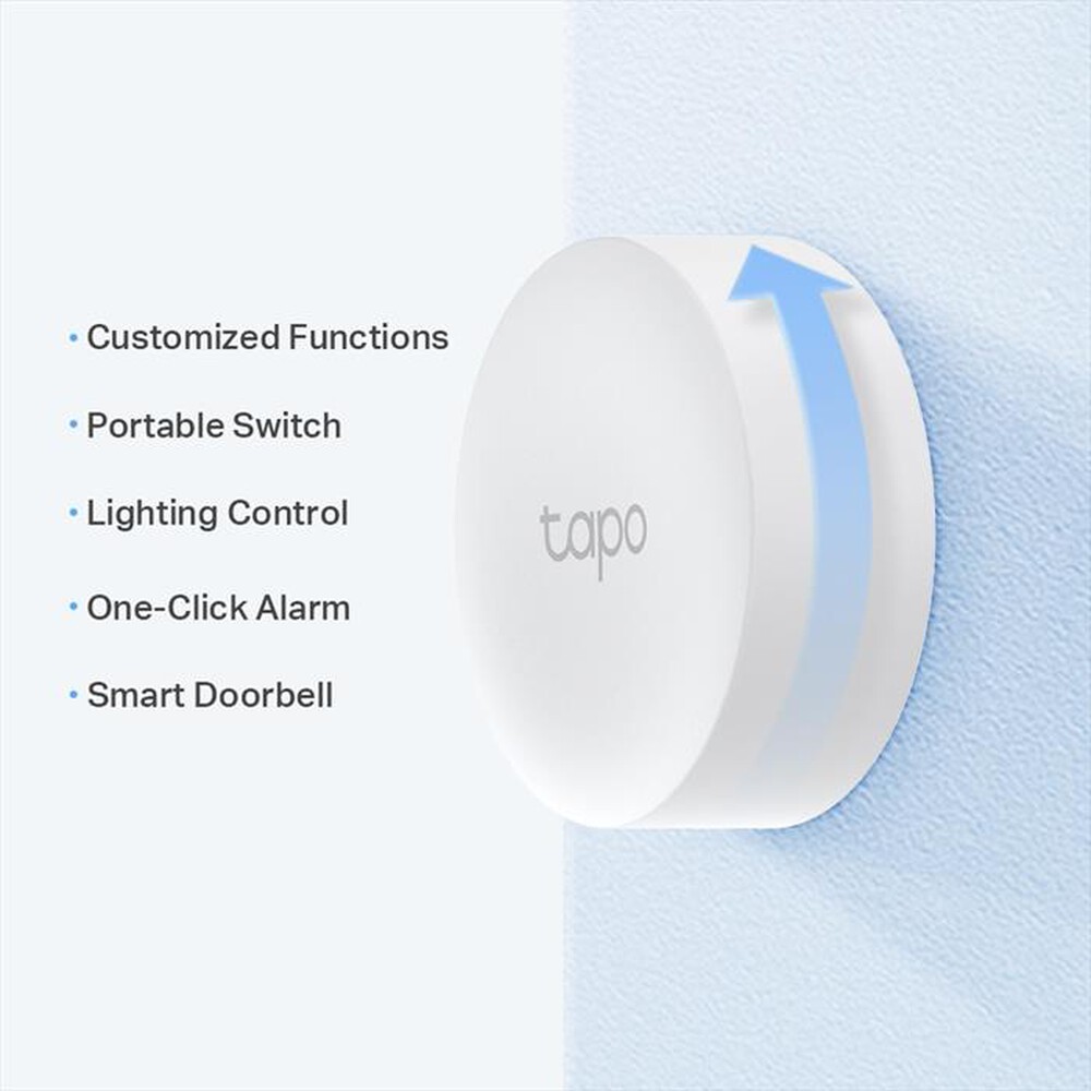 "TP-LINK - TAPO S200B SMART BUTTON, TAPO IOT HUB REQUIRED"