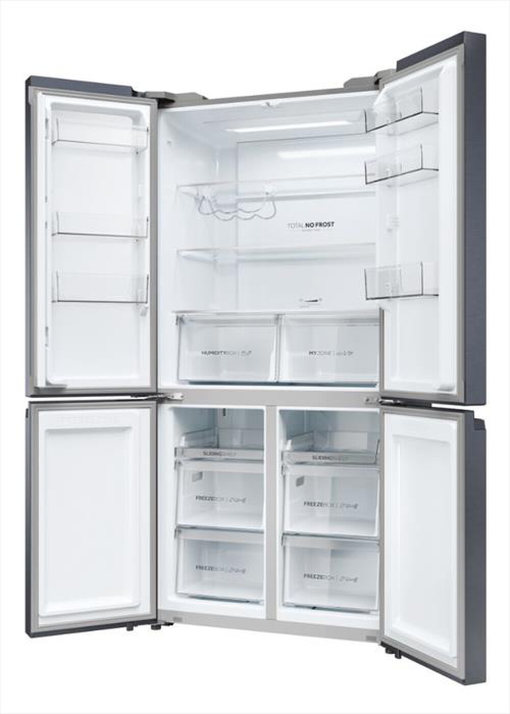 "HAIER - Frigorifero 4 porte HCR5919ENMB Classe E 528 lt-Nero"
