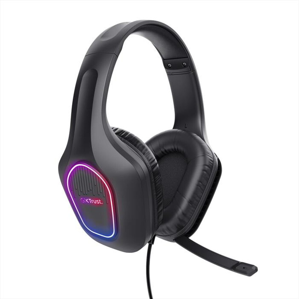 "TRUST - GXT416 ZIROX LED HEADSET-Black/ LED multicolor"