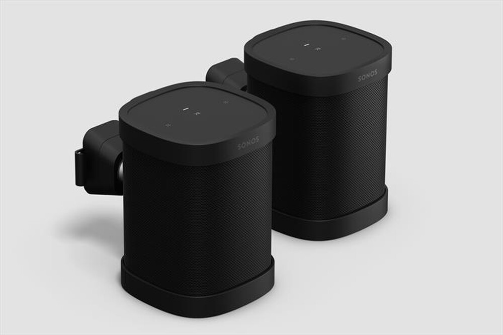 "SONOS - COPPIA SUPP DA PARETE ONE-Black"