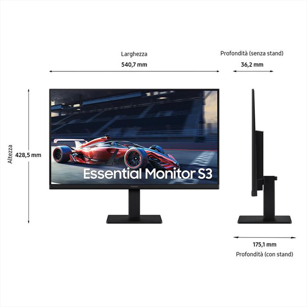 Immagine del prodotto SAMSUNG - Monitor LED SERIE S30GD DA 24'' FULL HD FLAT