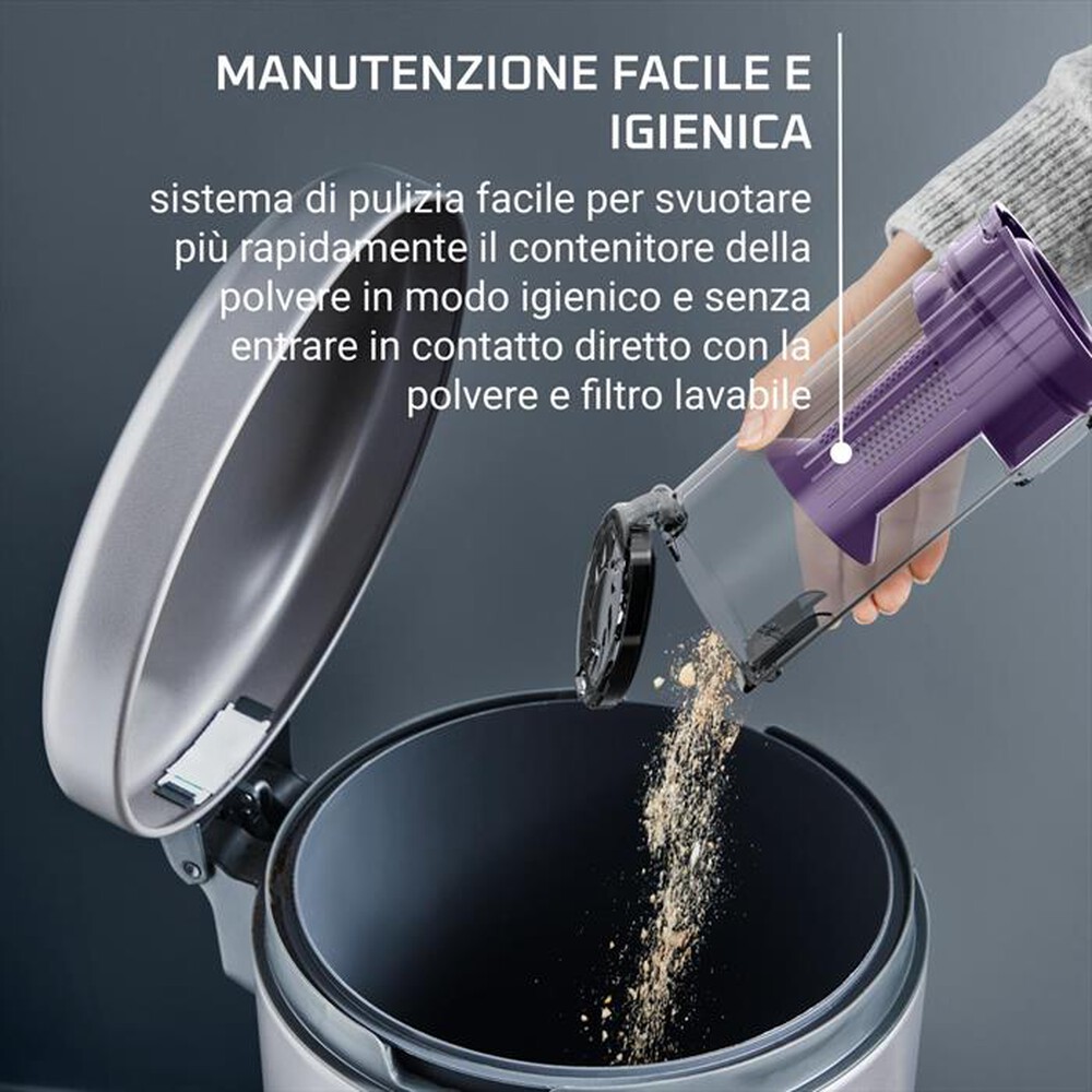 "ROWENTA - Scopa elettrica RH6A35WO-Viola"