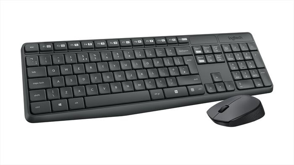 "LOGITECH - MK235 WIRELESS COMBO-Grigio"