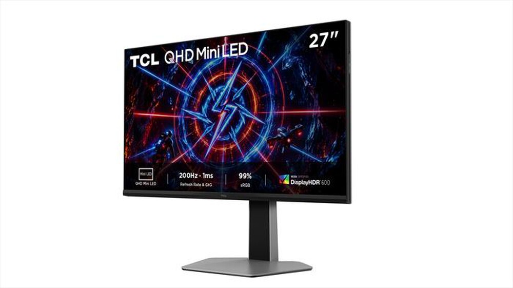 Immagine del prodotto TCL - Monitor Mini LED 27"QHD 27P2A-Grey
