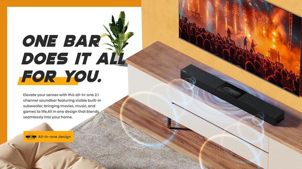 "HISENSE - Soundbar HS2000-NERO"