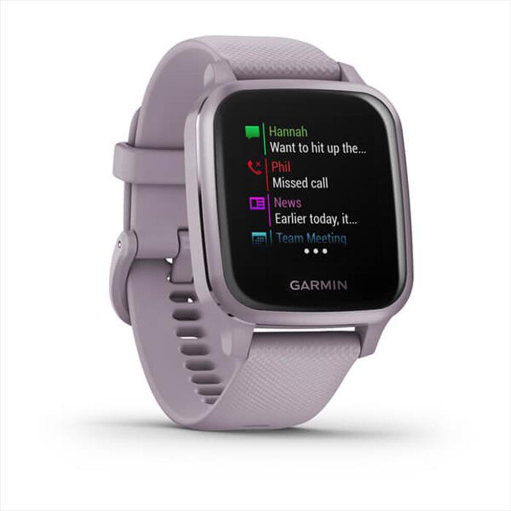 "GARMIN - VENU SQ, NFC-Orchid/Metallic"