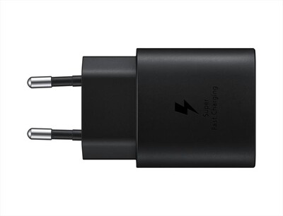 SAMSUNG - WALL CHARGER 25W UNIVERSALE BLACK-Nero