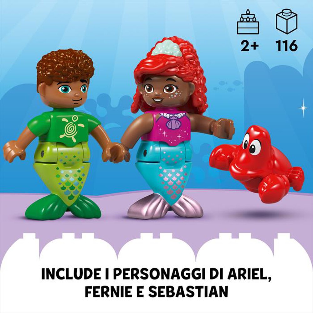 Immagine del prodotto LEGO - DUPLO Il magico palazzo sottomarino di Ariel 10435