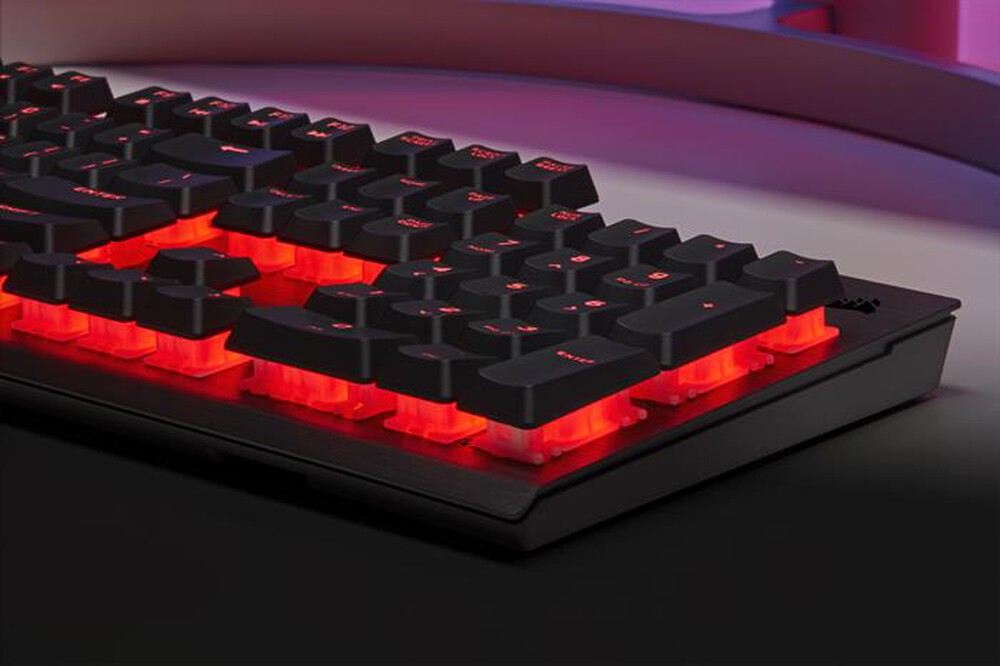 "CORSAIR - Tastiera gaming CORSAIR K60 PRO-Nero/Rosso"