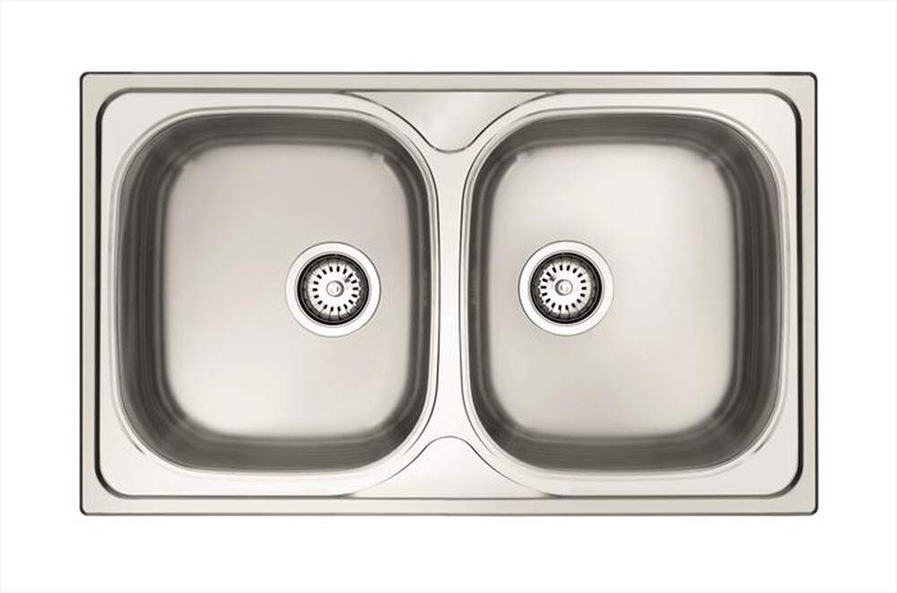 "GLEM GAS - Lavello lineare GL279X 2 vasche-Inox"