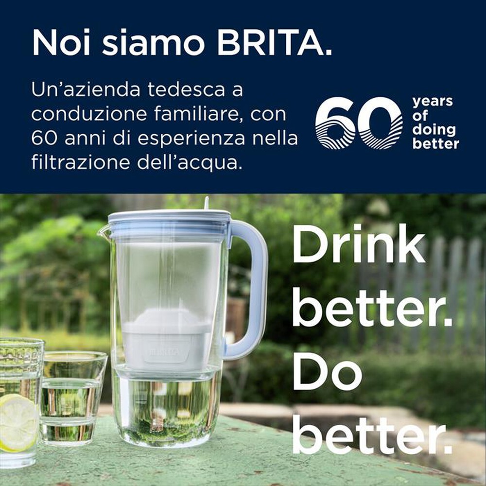Immagine del prodotto BRITA - Caraffa filtrante CARAFFA IN VETRO-Bianco/Trasparente/azzurro