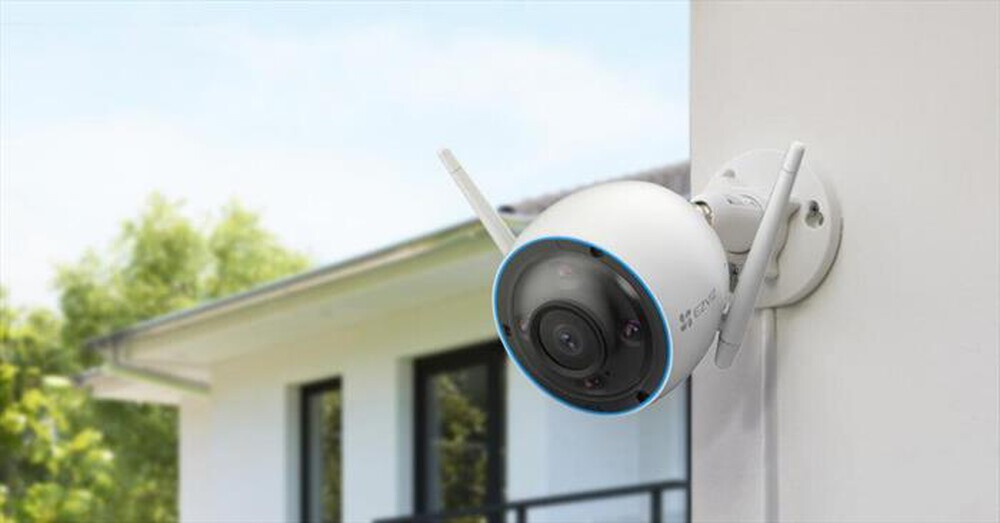 "EZVIZ - Telecamera Smart Home WiFi H3 2K-Bianco"