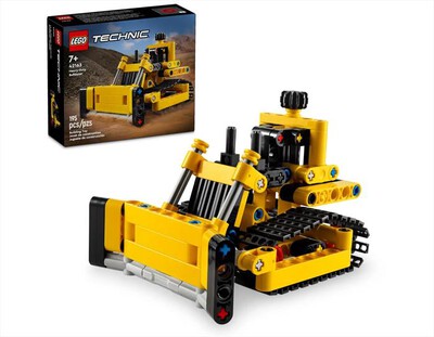 LEGO - TECHNIC Bulldozer da cantiere - 42163-Multicolore