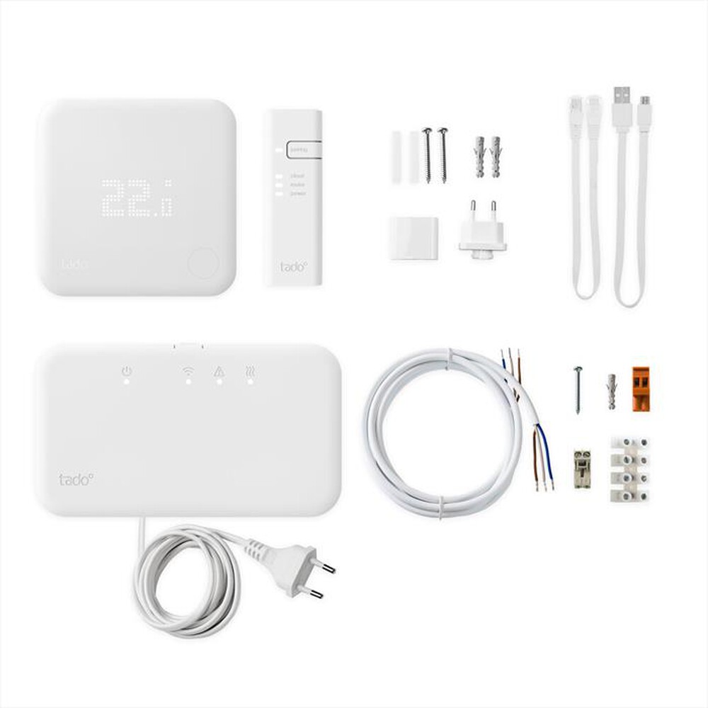 "TADO - TERMOSTATO RADIO KIT V3+-White"