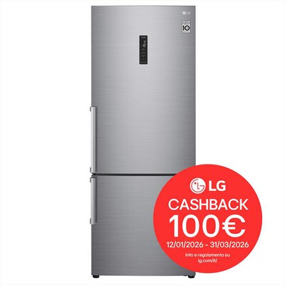LG - Frigorifero combinato GBB567PZCMB Classe E 500lt-Stainless steel