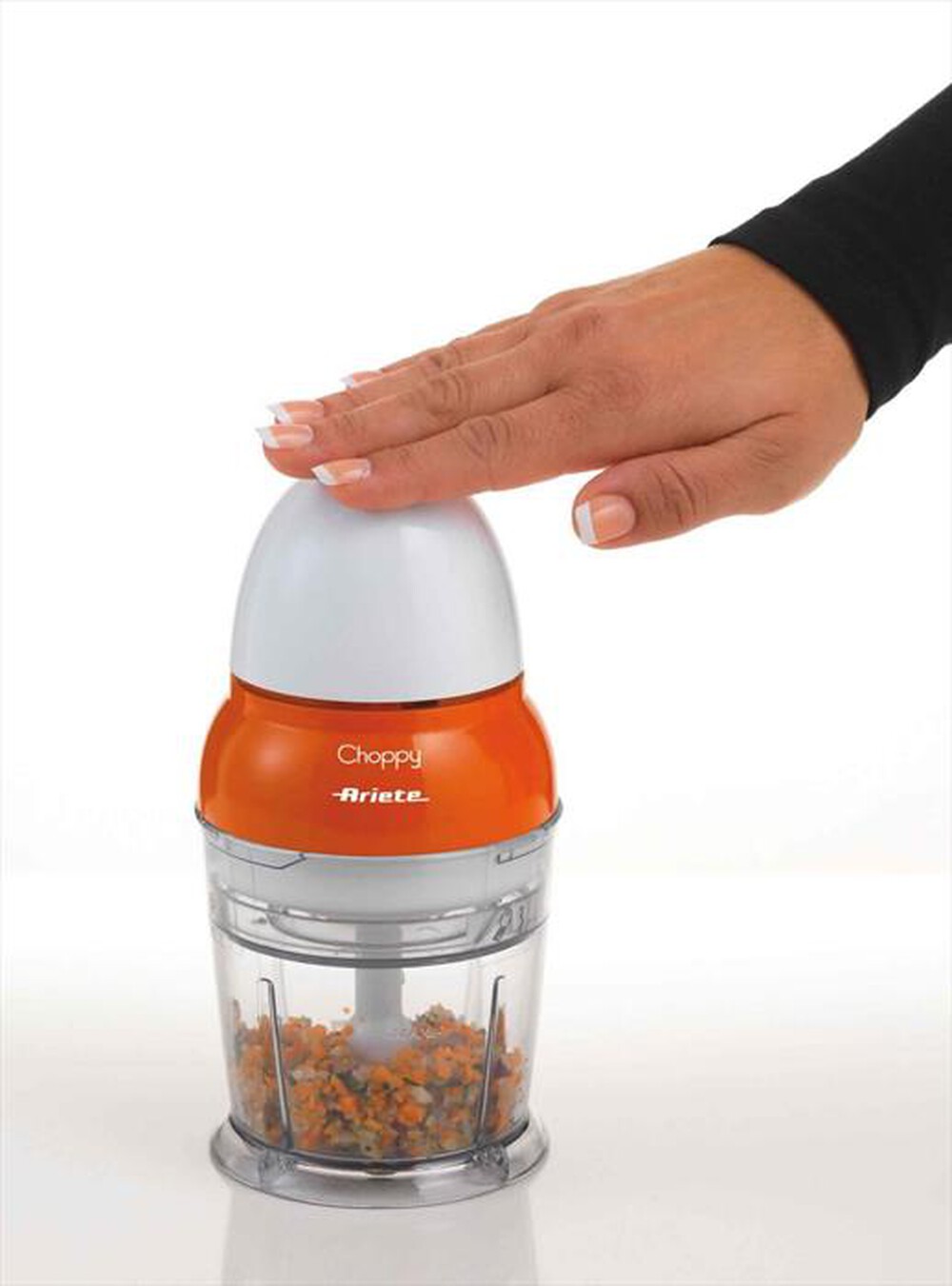 "ARIETE - 1836 Choppy Tritatutto 250ml-Arancione, Bianco"