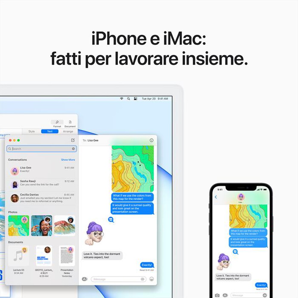 Immagine del prodotto APPLE - iMac 24" display Retina 4,5K M1 256 GPU 8CORE 2021-Blu