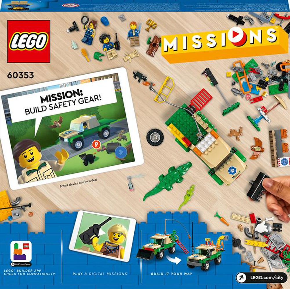 Immagine del prodotto LEGO - CITY MISSIONI DI SALVATAGGIO ANIMALE - 60353