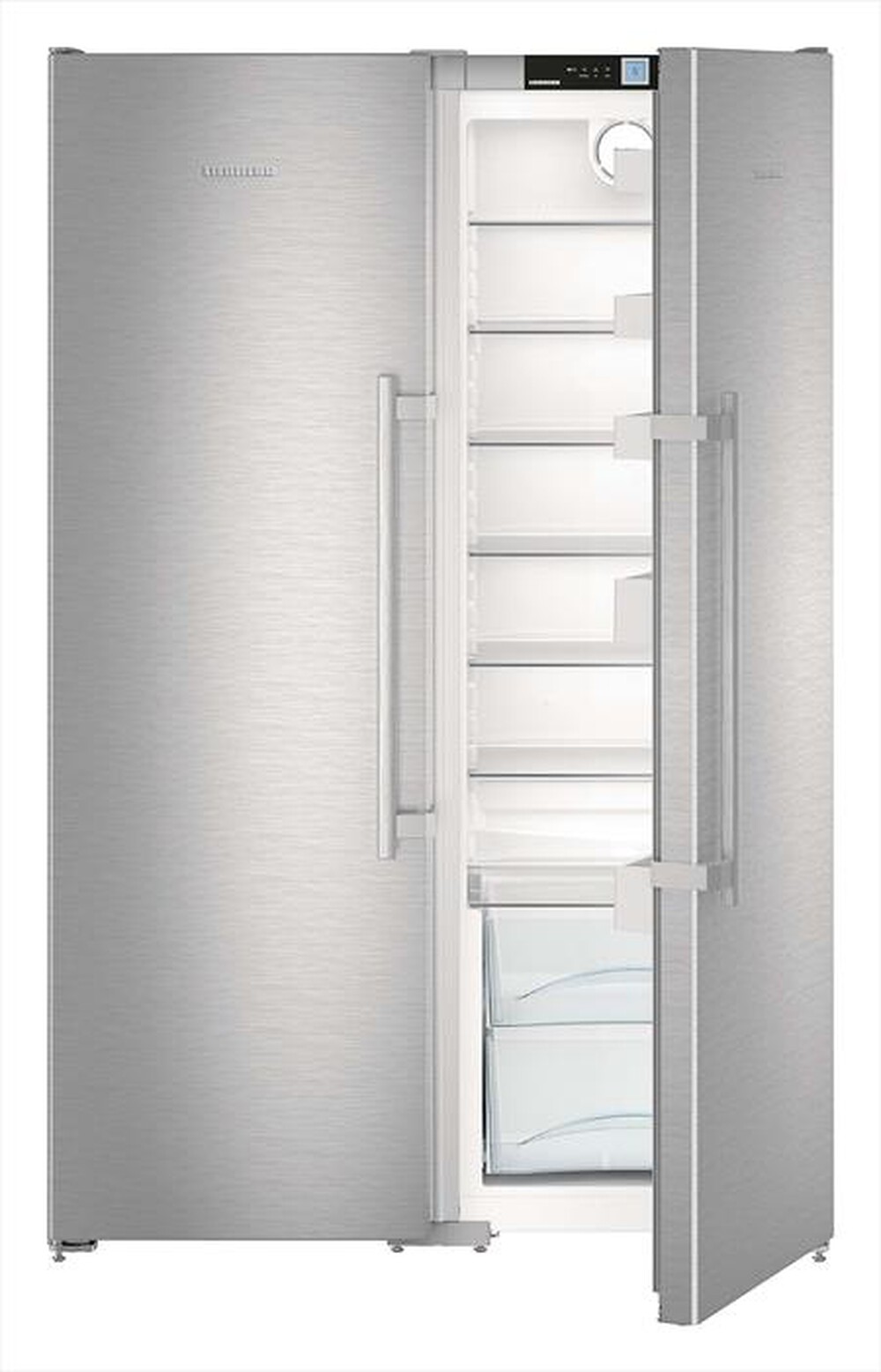 "LIEBHERR - Frigorifero side by side SBSEF 7242-22 Classe F-Acciaio"