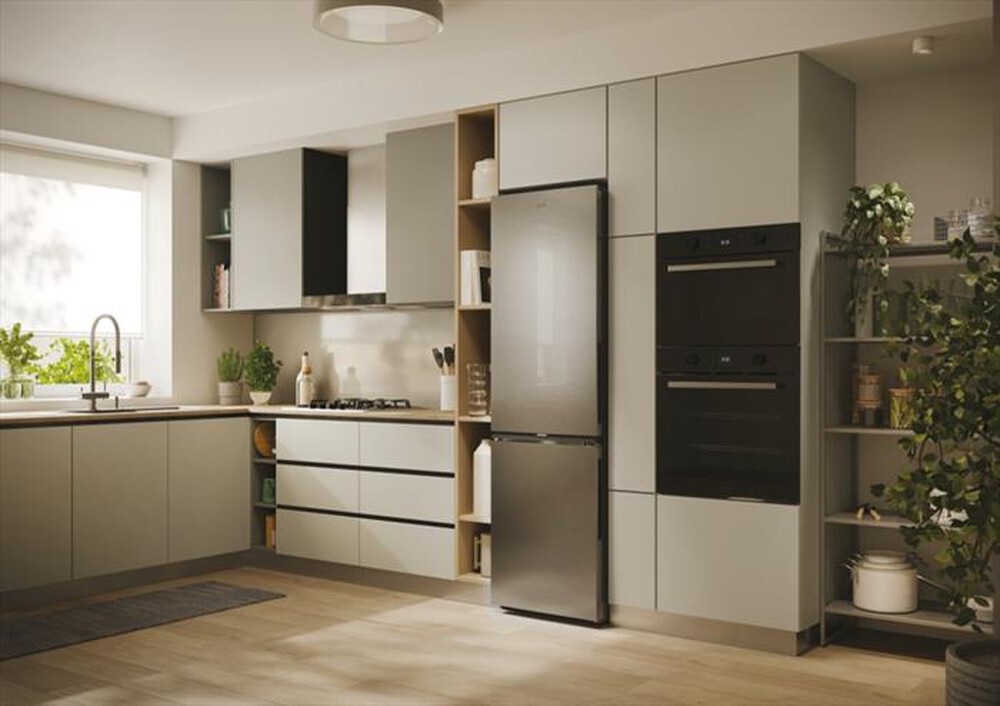 Immagine del prodotto CANDY - Frigorifero combinato CNCQ2T518EX Classe E 279 lt-Acciaio inox