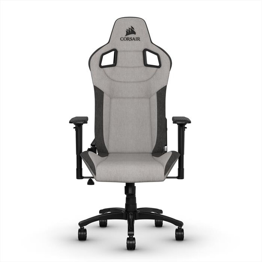 "CORSAIR - Sedia gaming CORSAIR T3 RUSH, Fabric-Grigio carbone"