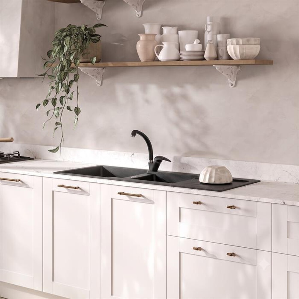 Immagine del prodotto GLEM GAS - Miscelatore monocomando con canna girevole MIXCBK-NERO OPACO