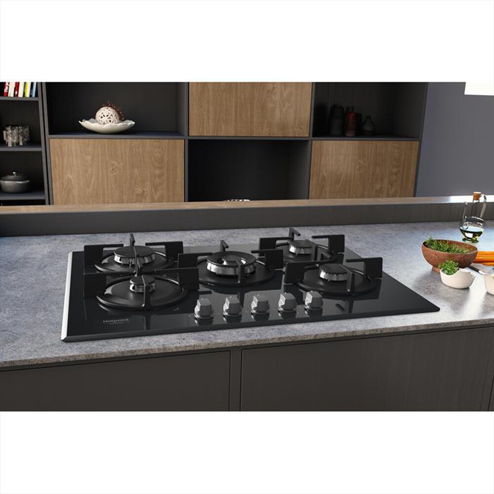 "HOTPOINT ARISTON - Piano cottura a gas HAGD 72S/MR 5 fuochi 73cm"