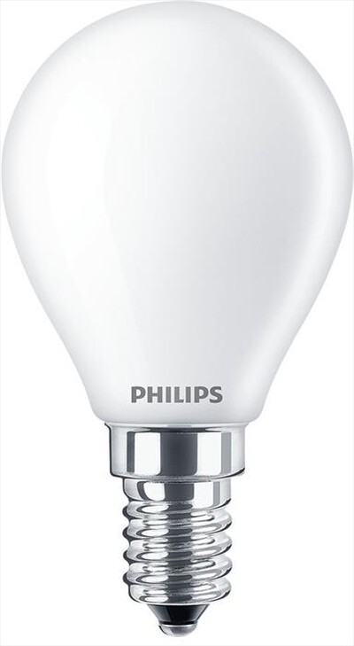 PHILIPS - LED OLIVA E SFERA 4,3 W 40 W E14 LUCE BIANCA CALDA