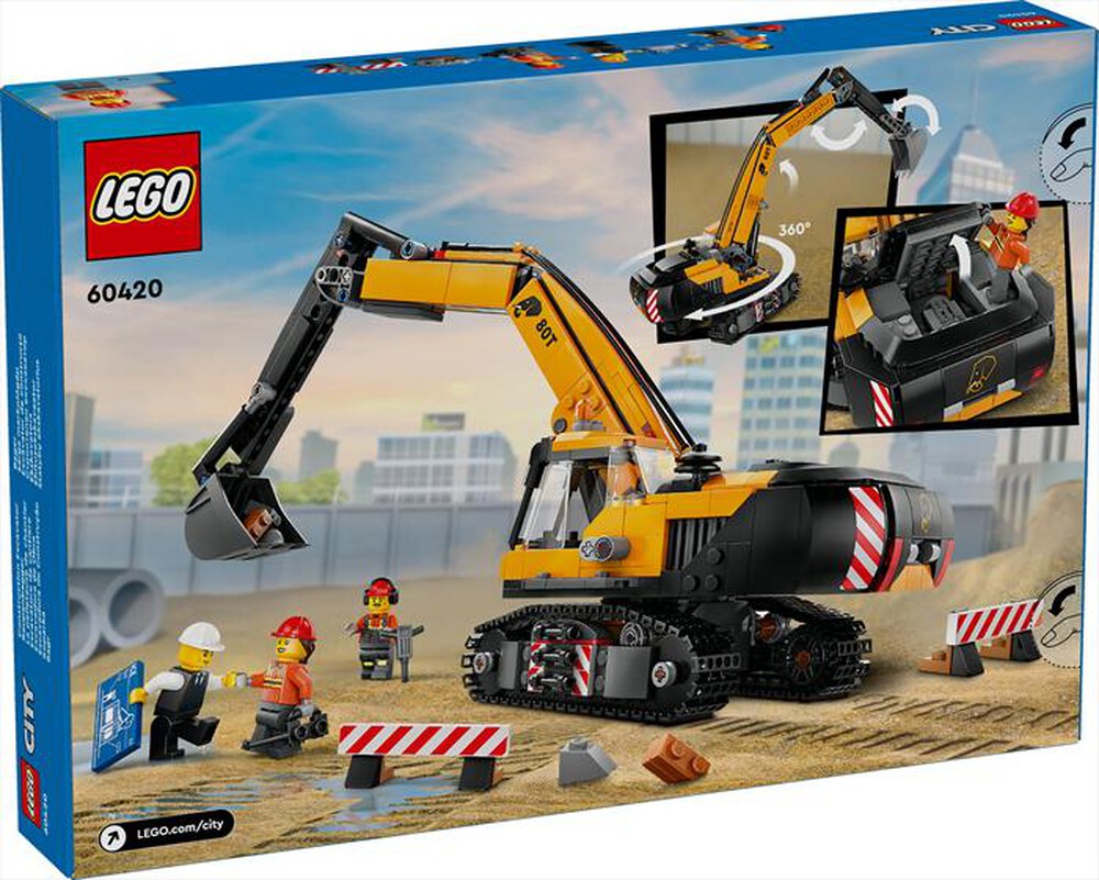 Immagine del prodotto LEGO - CITY BIG VEHICLES Escavatore cantiere giallo 60420