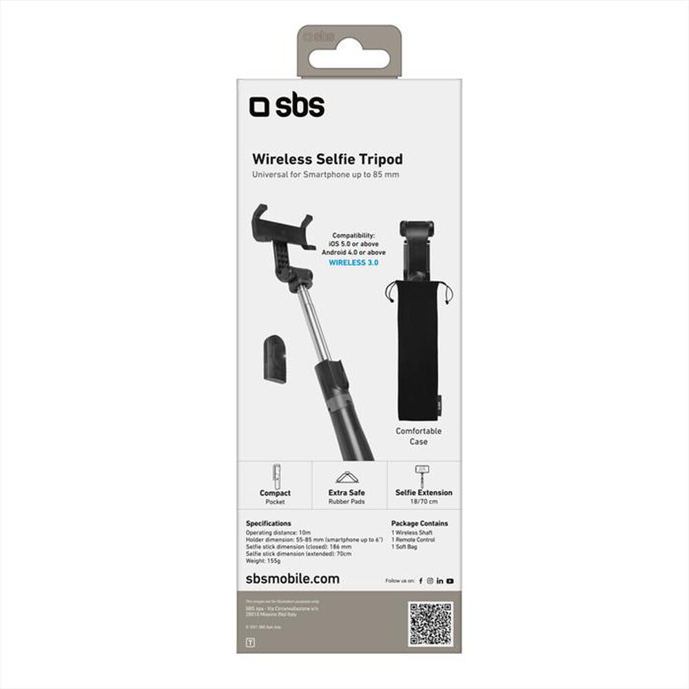"SBS - Tripod-Asta Selfie Bluetooth con tripiede"