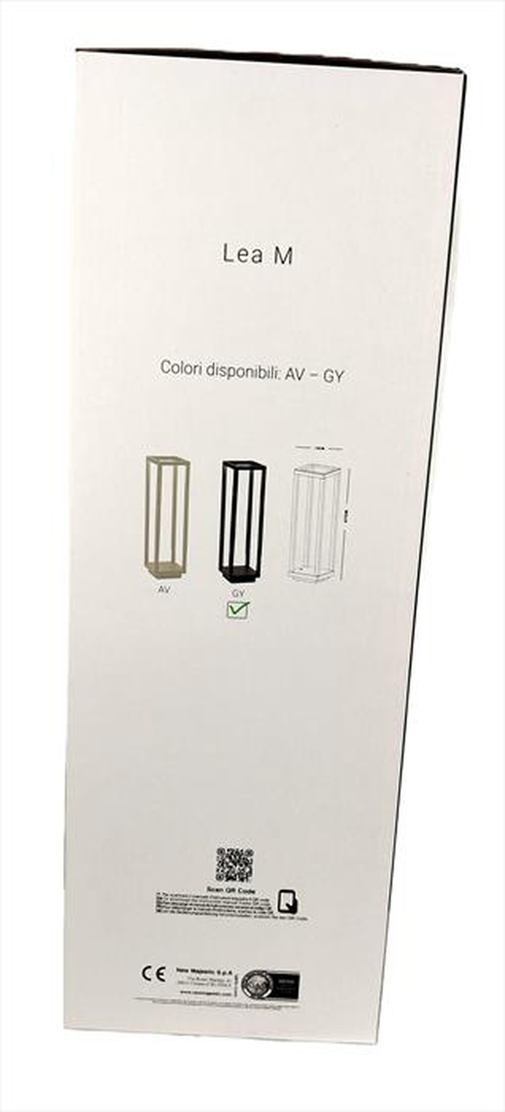 "MAJESTIC - Lampada portatile LEA M GY-Grigio scuro"