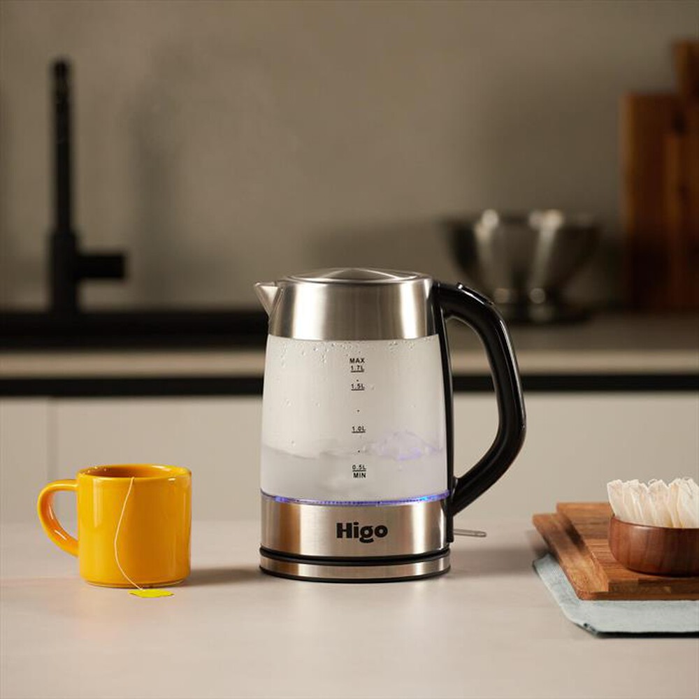 Immagine del prodotto HIGO - Bollitore elettrico in vetro satinato BE-16