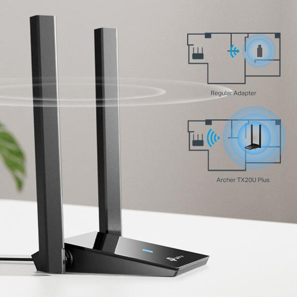 "TP-LINK - AX1800 HIGH GAIN WI-FI DUAL BAND USB ADAPTER"