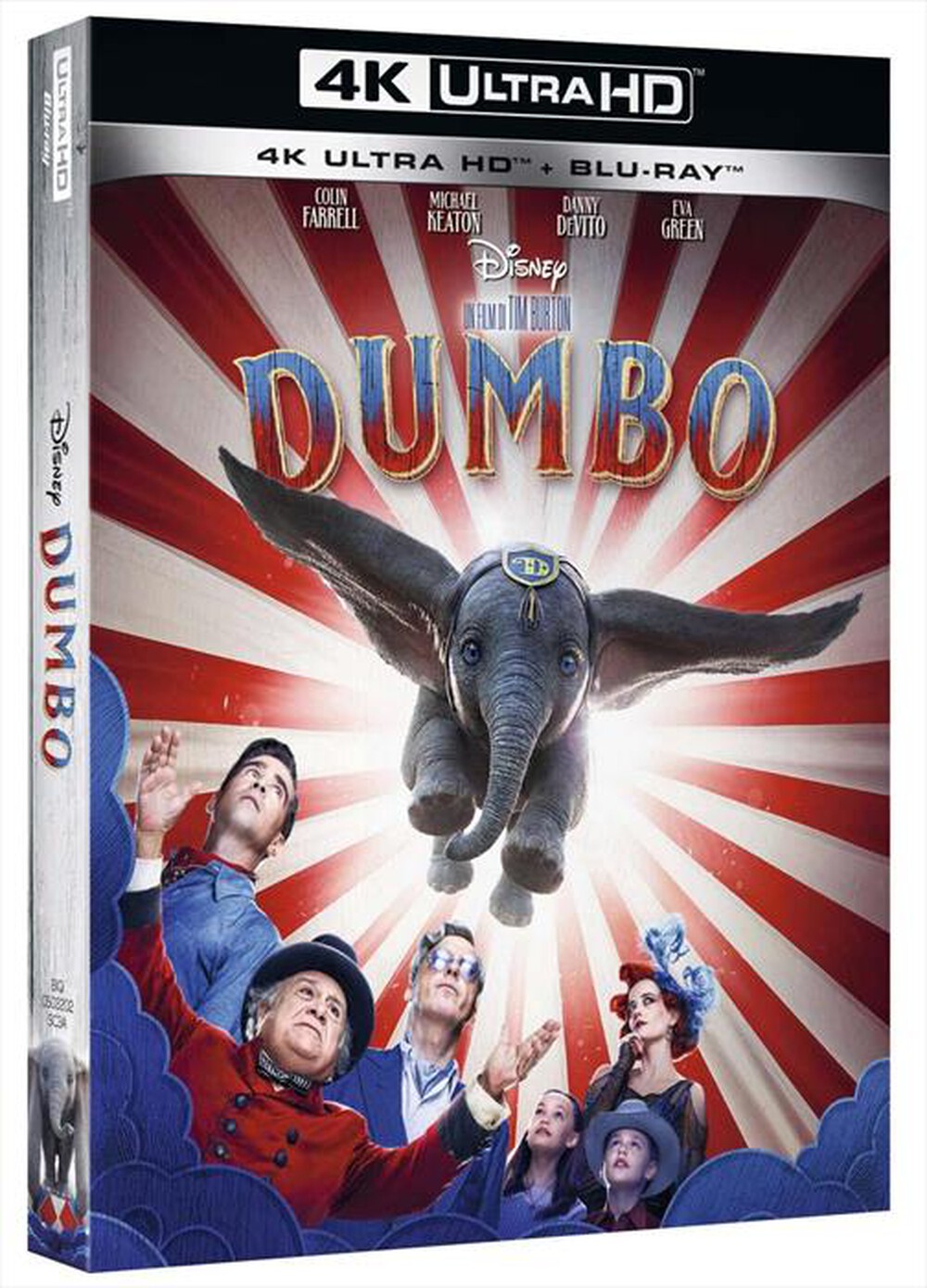 "EAGLE PICTURES - Dumbo (Live Action) (4K Ultra Hd+Blu-Ray)"