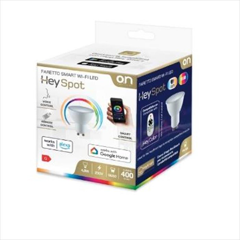Immagine del prodotto ONLIGHT - HEYSPOT - FARETTO SMART WI-FI LED GU10 RGB E CCT-Bianco