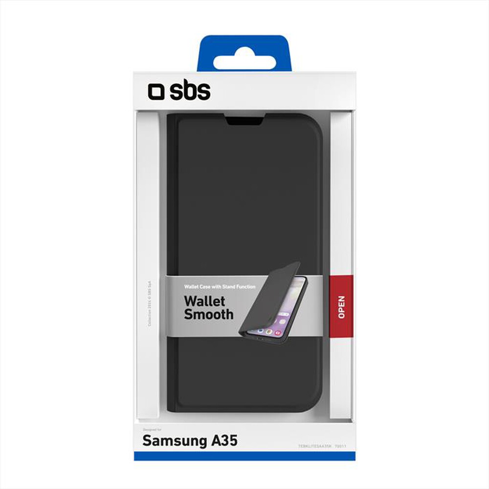 "SBS - Custodia TEBKLITESAA35K per Samsung A35-Nero"