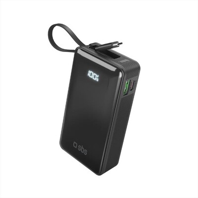 SBS - Powerbank TTBB10000LCDTCPD20K-nero